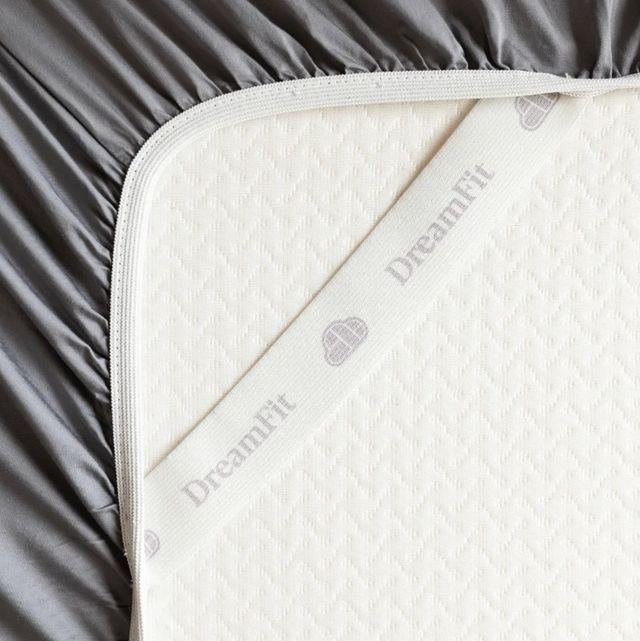 Dreamfit® DreamComfort™ 3-Piece Gray Microfiber Twin Sheet Set-2