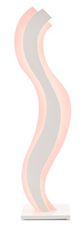 Currey & Company Miami Beach Blush Pink/White Illuminated Floor Accessory-0