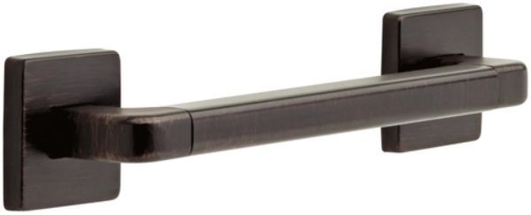 Delta Venetian Bronze 12" Rectangular Grab Bar-0