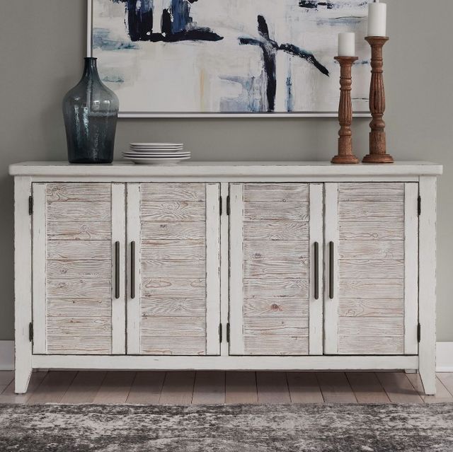 Liberty Furniture Backroads Parchment/Weathered White Buffet-1