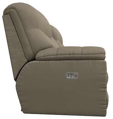La-Z-Boy® Morrison Sable Power Reclining Loveseat with Console and Headrest-2