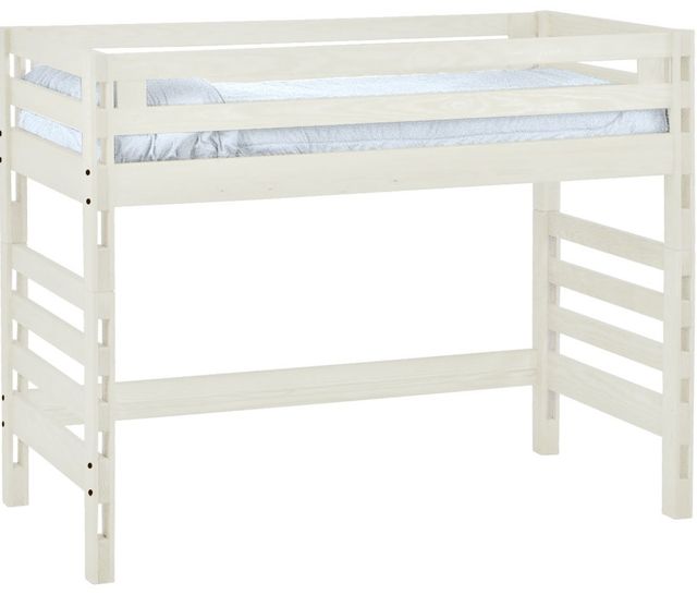 Crate Designs™ Furniture Cloud Twin Ladder End Tall Loft Bed-0