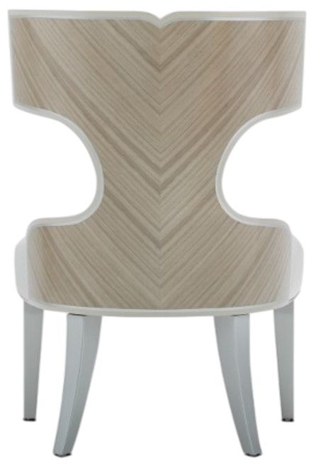 Michael Amini® & Jane Seymour™ Camden Court™ Pearl/Platinum Vanity/Side Chair-3