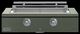 Caliber™ Rockwell Social 42" 2-Burner Olive Green and Stainless Steel Built-In Natural Gas Grill-0