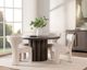 Classic Home Tiber Toasted Brown Round Dining Table-1