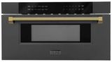 Black Stainless Steel-Polished Gold