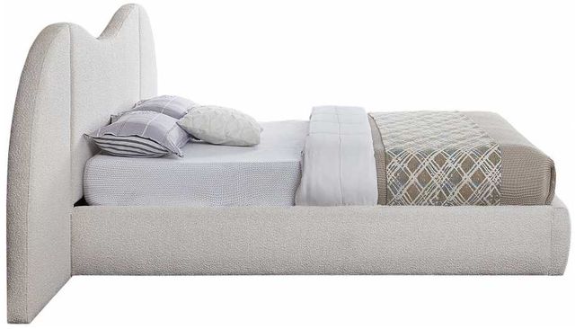 Meridian Furniture Everest Cream Queen Upholstered Panel Bed-2