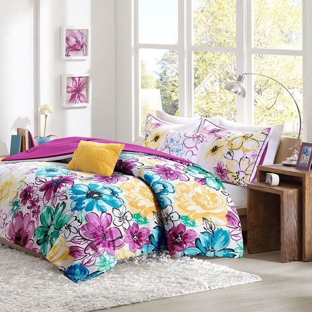 Olliix by Intelligent Design Olivia Blue Full/Queen Comforter Set-0