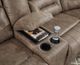 Signature Design by Ashley® Ravenel 3-Piece Fossil Power Reclining Curved Sectional-4
