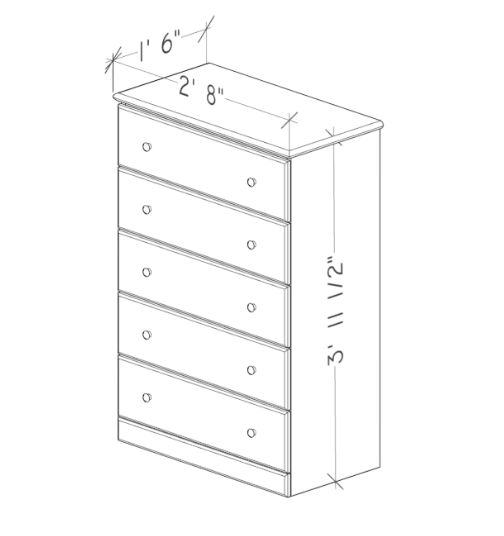 Perdue Woodworks Big Chester Rockport White Bookcase with Knob-2