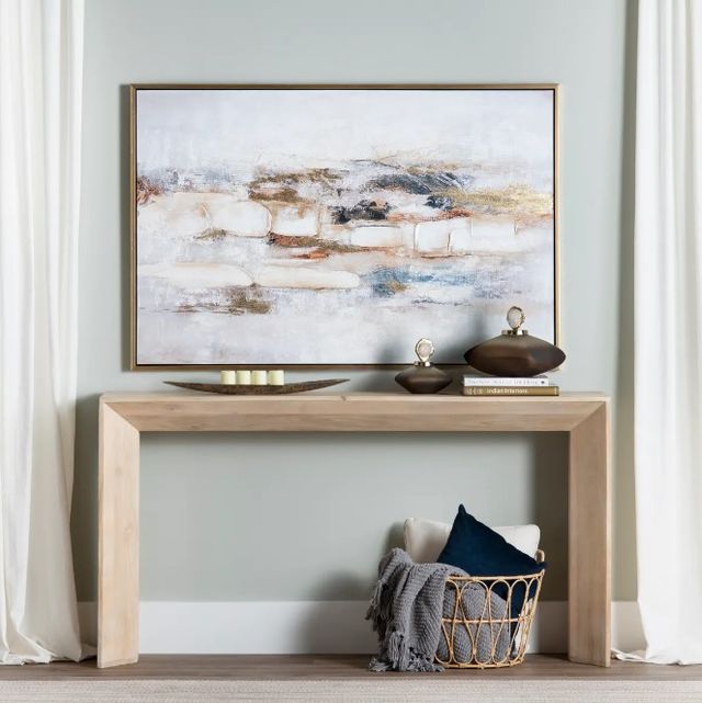 Crestview Collection Rusty Lines Hand Finished Wall Art-1