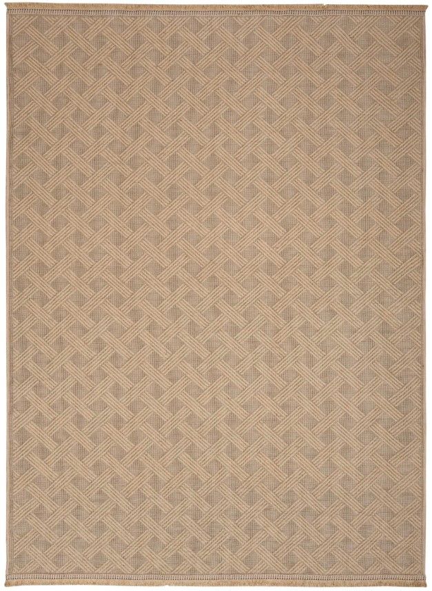 Nourison Home™ Washable Jute Natural 5'x7' Style 2 Area Rug-0