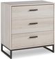 Signature Design by Ashley® Socalle 3-Piece Natural Full Panel Headboard Bed Set-3