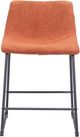 Zuo Modern Smart Burnt Orange Counter Chair-2