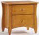 Night & Day Furniture™ Clove Cases Medium Oak Nightstand-0