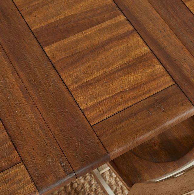 Napa Furniture Design Belmont Brown Dining Table with White Base-4