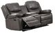 Mazin Furniture Everett Grey Reclining Glider Loveseat-2