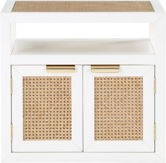 Meridian Furniture Cole White Nightstand-1