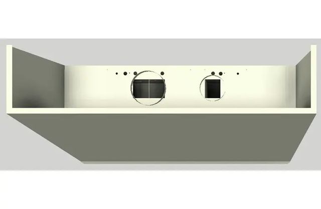 Vent-A-Hood® 54" Biscuit Wall Hood-1
