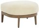 Signature Design by Ashley® Serene Bay Dark Brown/White Nuvella Outdoor Ottoman-0