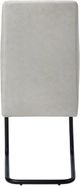Monarch Specialties Inc. 2-Piece Grey Side Chair Set with Black Metal Bases-4