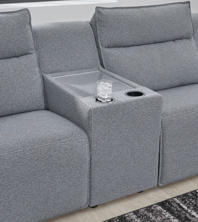 Signature Design by Ashley® Modmax II 6-Piece Pepper/Salt Modular Power Reclining Sectional-2