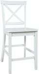 Jofran Inc. Eastern Tides Brushed White Counter Stool-0