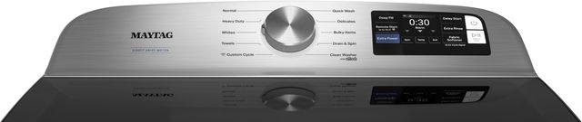 Maytag® 5.3 Cu. Ft. Midnight Steel Impeller Top Load Washer with Extra Power-2