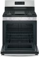 GE® 30" Stainless Steel Freestanding Natural Gas Range-1