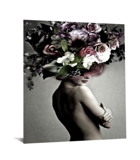 Classy Art Floral Lady Side Wall Art-1