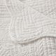 Olliix by Madison Park White Tuscany Oversized Quilted Throw with Scalloped Edges-4