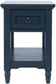 Jofran Inc. Westport Navy Leg Chairside Table-2