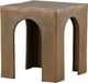 Dovetail Furniture Skelly Antique Brass Side Table-0