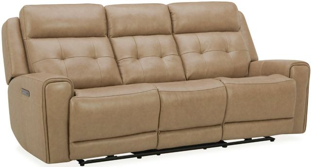 Liberty Furniture Carrington 3-Piece York Sand Leather Power Reclining Living Room Seating Set-1