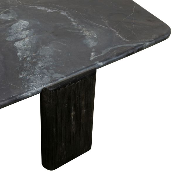 Home Trends & Design Breton Lava Coffee Table with Dark Walnut Base-3