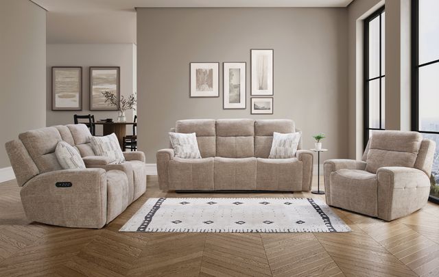 Behold™ Home Mirmar Sand Manual Glider Recliner-1