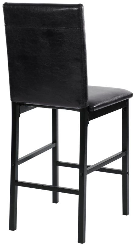 Homelegance® Tempe Black/Brown Counter Chair-3