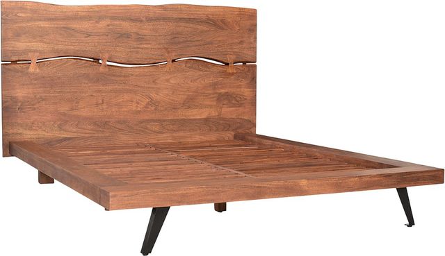 Moe's Home Collection Madagascar Brown Queen Platform Bed-0