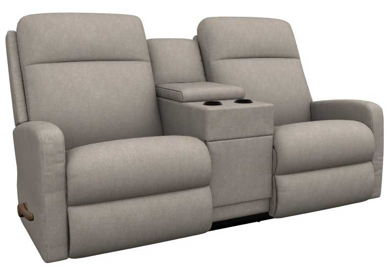 La-Z-Boy® Finley Ivory Manual Wall Reclining Loveseat with