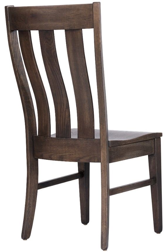 Artisan & Post by Vaughan-Bassett Dovetail Aged Gray Vertical Slat Dining Side Chair-2