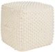 Nourison Home™ Mina Victory Lifestyle Ivory 16''x16'' Pouf-0