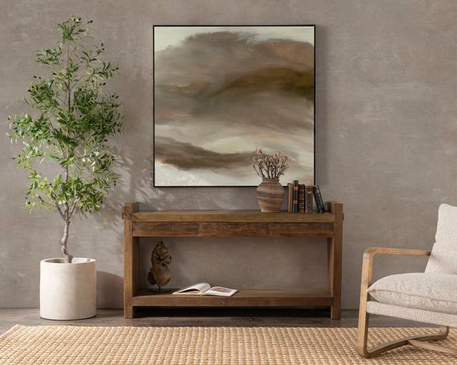 Classic Home Marsa Natural 3-Drawer Console Table-1
