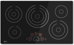 LG 36" Black Electric Cooktop