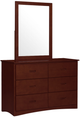 Mazin Furniture Rowe Dark Cherry Mirror-2