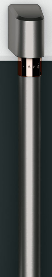 Café™ Brushed Black Over the Range Knob and Handle Kit-1