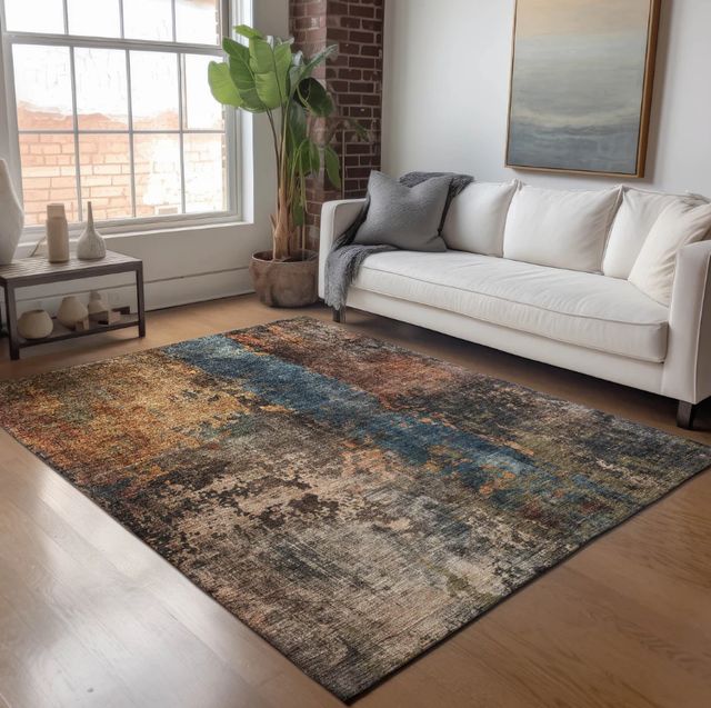 Dalyn™ Rug Company Nouveau NV12 Blue 5'x8' Area Rug-4