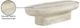 Meridian Furniture Tivoli Travertine Indoor/Outdoor Coffee Table-5