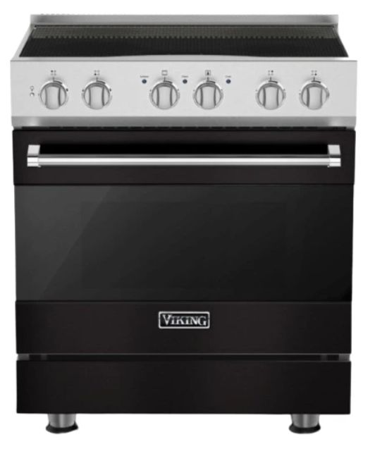 Viking® 3 Series 30" Onyx Pro Style Induction Range-0