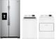 Whirlpool® Side-by-Side Refrigerator with Washer & Dryer-0