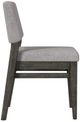 Intercon Flex Gray/Reclaimed Chevron Upholstered Side Chair-2
